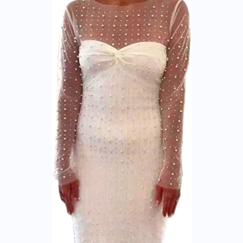 Bedazzled mesh overlay